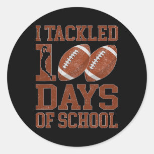 Ik heb 100 Days of School 100th Day van School F a Ronde Sticker