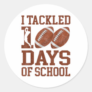 Ik heb 100 Days of School 100th Day van School F a Ronde Sticker