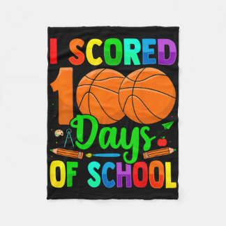 Ik heb 100 Days of School gescoord doorSketbyll St Fleece Deken