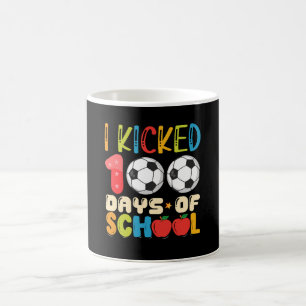 Ik heb 100 Days of School Soccer Lover getrapt Koffiemok