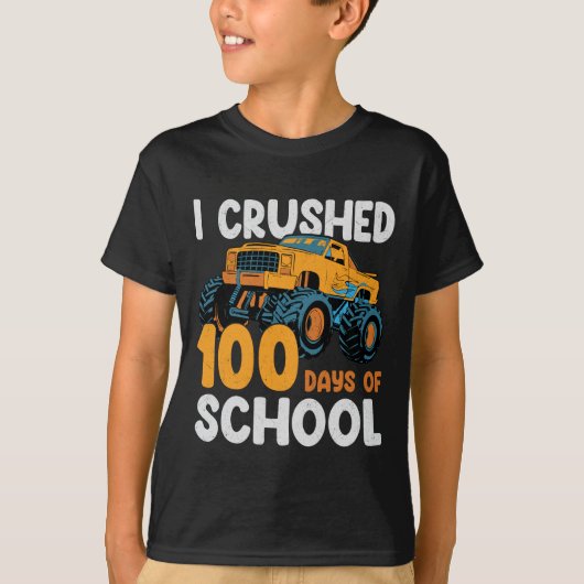 🎉 Ik heb 100 Days of School T-Shirt verpletterd - (Voorkant)