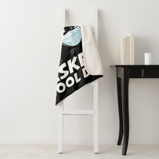 Ik heb 100 gemaskerde schooldagen overleven sherpa deken (In situ)