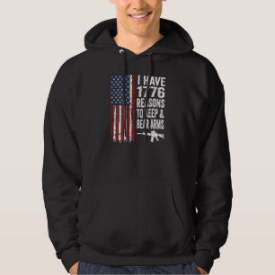 Ik Heb 1776 Redenen Om Wapens Te Dragen En Te Beho Hoodie