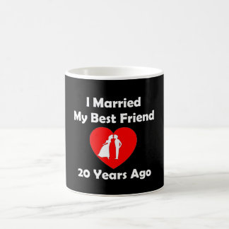 Ik heb 20 jaar geleden mijn beste vriend getrouwd koffiemok