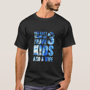 Ik heb 3 Kinderen en een vrouw vader Papa Poppen o T-shirt