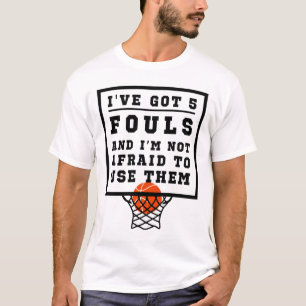 Ik heb 5 zielen die niet bang zijn om ze Basketbal T-shirt