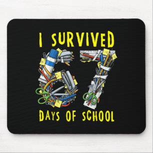 Ik heb 67 + 33 dagen school overleefd Wiskunde voo Muismat
