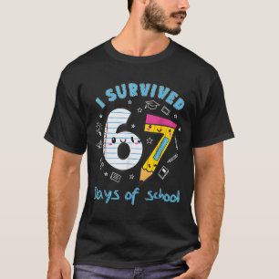 Ik heb 67 dagen school overleefd Funny 6 7 Meme Le T-shirt