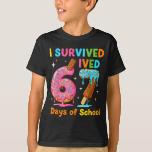 Ik heb 67 dagen school overleefd Funny Meme Leraar T-shirt