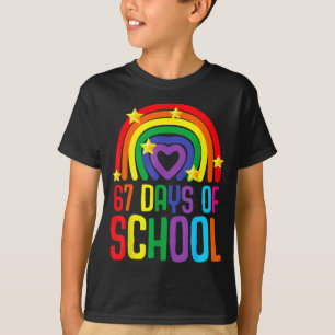 Ik heb 67 dagen school overleefd Funny Meme Studen T-shirt