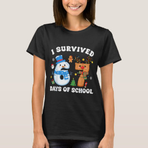 Ik heb 67 dagen school overleefd Funny Meme Zes Ze T-shirt
