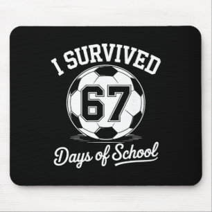 Ik heb 67 dagen school overleefd, jongensvoetbal v muismat