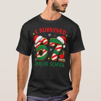 Ik heb 67 dagen van school leraren studenten zes o t-shirt