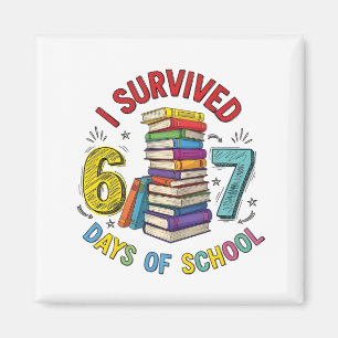Ik heb 6 7 dagen school overleefd 100ste dagen van magneet