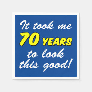 Ik heb 70 jaar nodig om deze mooie blauwe luiers t servet