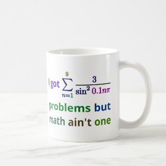 Ik heb 99 problemen, maar wiskunde is niet één koffiemok
