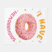 Ik heb aambeien fleece deken (Voorkant (Horizontaal))