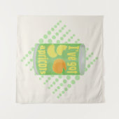 Ik heb abrikozen Tin fruit Wandkleed (Voorkant (horizontaal))