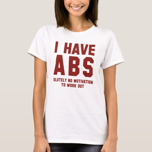 Ik heb Abs T-shirt (Voorkant)