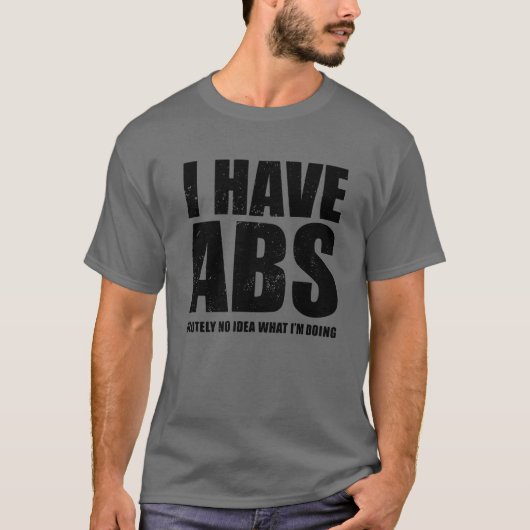 Ik heb absoluut geen idee wat ik doe grappige T- T-shirt (Voorkant)