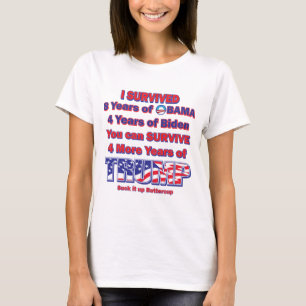 Ik heb acht jaar Obama overleefd T-shirt