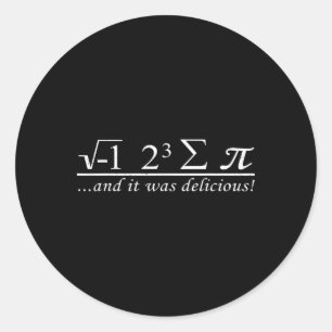 Ik heb acht pi's en het was heerlijk ronde sticker