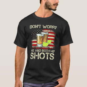 Ik heb allebei mijn schoenen op de vierde plaats g t-shirt