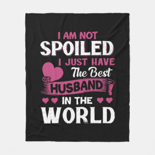 Ik heb alleen de beste man ter wereld fleece deken