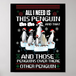 Ik heb alleen deze pinguïn en die andere pinguïn n poster