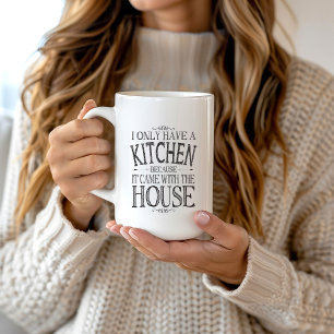 Ik heb alleen een keuken omdat het met het huis kw koffiemok
