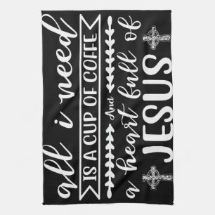 Ik heb alleen een koffiebeker nodig. theedoek