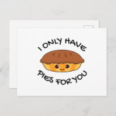 Ik heb alleen maar taarten voor jou briefkaart (Voorkant / Achterkant)