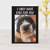 IK HEB ALLEEN OGEN "VOOR JULLIE" JUBILEUM KAART (Gele Bloem)