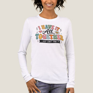 Ik Heb Alles Onder Controle Funny Kleurrijke Retro Tri-Blend Shirt