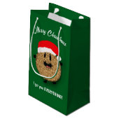 Ik heb alles voor je! bagel Christmas Gift Bag Klein Cadeauzakje (Achterkant Gekanteld)