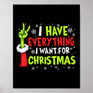 Ik heb alles wat ik voor Kerstmis wil, het is mij, Poster
