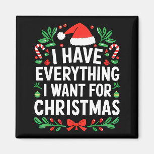 Ik heb alles wat ik wil voor Kerstmis Het is mij,  Magneet