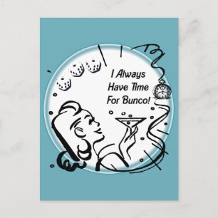 Ik heb altijd tijd voor Bunco door Artinsped Briefkaart