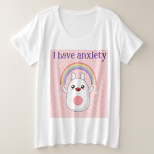 Ik heb angst grote maat t-shirt