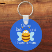 Ik heb autisme. sleutelhanger (Voorkant)