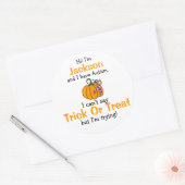 "Ik heb Autisme"-Trick or treat stickers (Envelop)