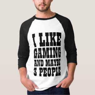 IK HEB BAAT BIJ GAMING EN MISSCHIEN 3 PERSONEN T-S T-SHIRT