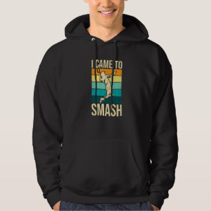 Ik heb Badminton Player Birdie Shuttlec gerookt. Hoodie