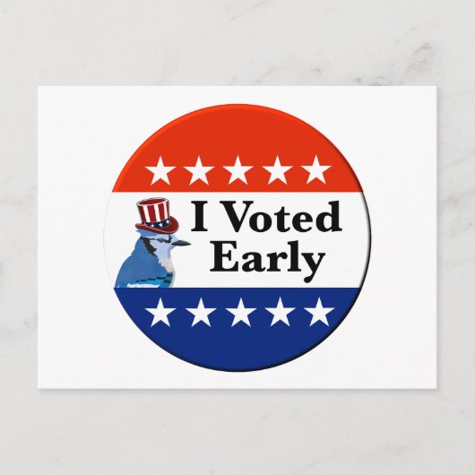 Ik heb begin 2026 gestemd briefkaart (Voorkant)