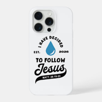 Ik heb besloten Jezus te volgen Christelijke telef iPhone 15 Pro Hoesje