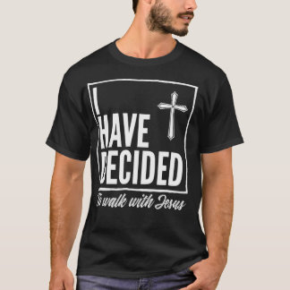 Ik heb besloten mee te lopen met Jezus Baptisme Gi T-shirt
