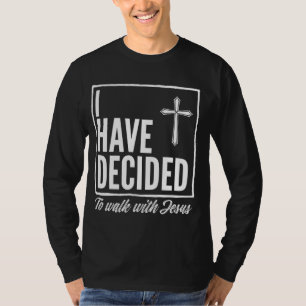 Ik heb besloten om met Jezus te wandelen Doop Gift T-shirt