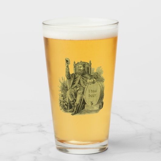 Ik heb bier, oude mode en kunst glas (Voorkant gevuld)