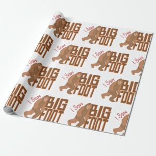 Ik heb Bigfoot gezien. Cadeaupapier