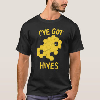Ik heb bijenteelt bijenimker Honeycomb Apiarist T-shirt
